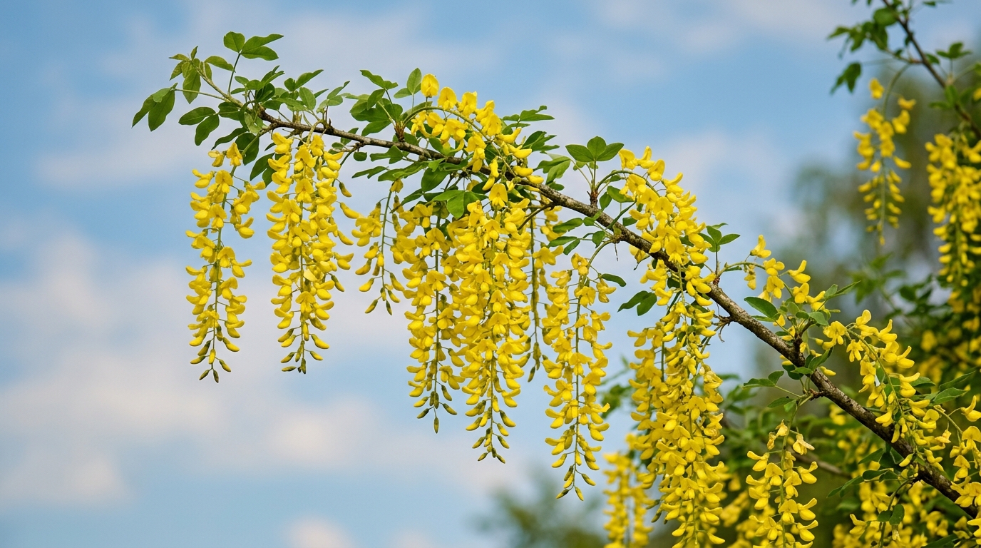 Cytisus laburnum - Златен дъжд