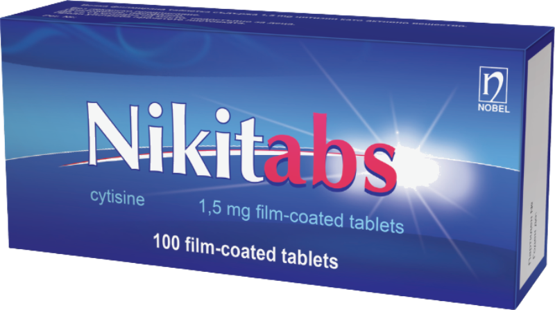 Nikitabs® 1,5 mg опаковка