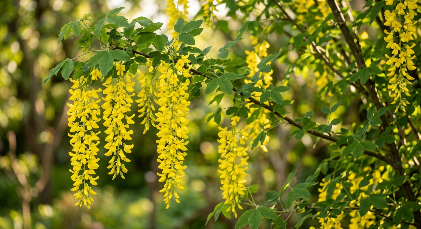 Cytisus laburnum - Златен дъжд